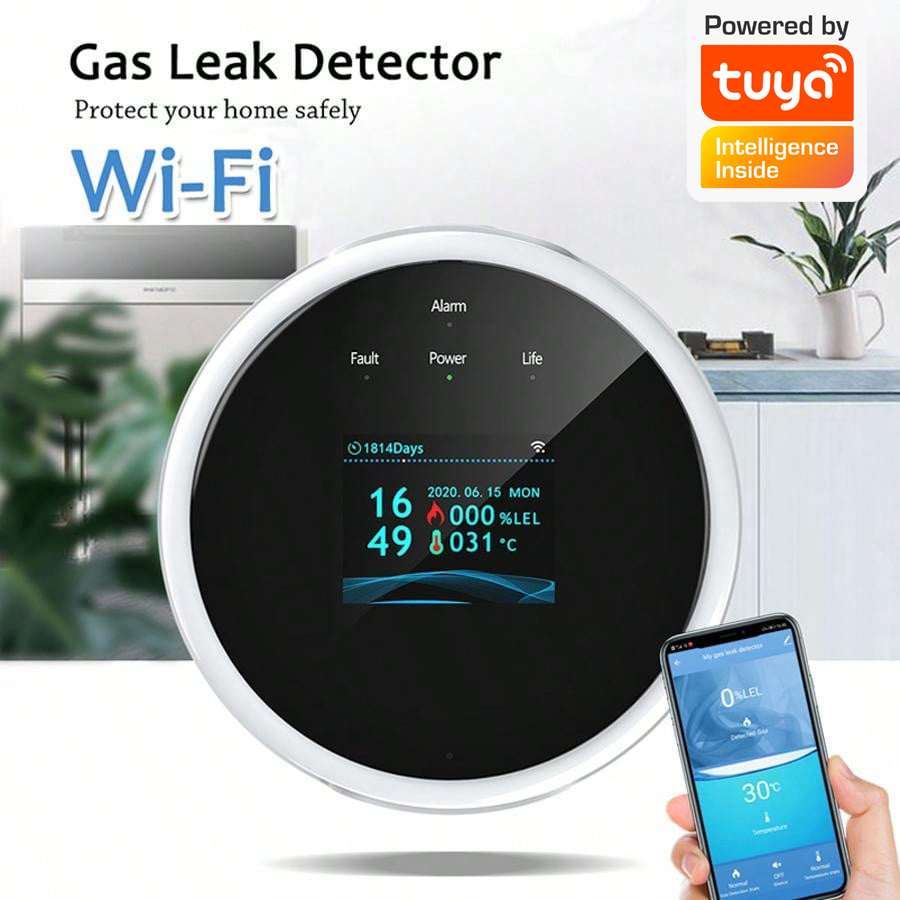2.4G WiFi Gas Alarm Sensor Com - Smart Home Automation System incelemesi ve fiyatı