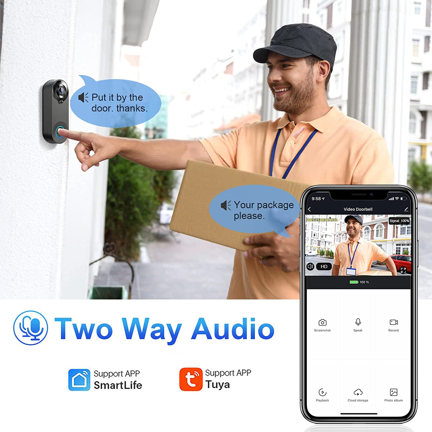 5G 2.4G WiFi Video Doorbell 10 - Smart Home Video Doorbell incelemesi ve fiyatı