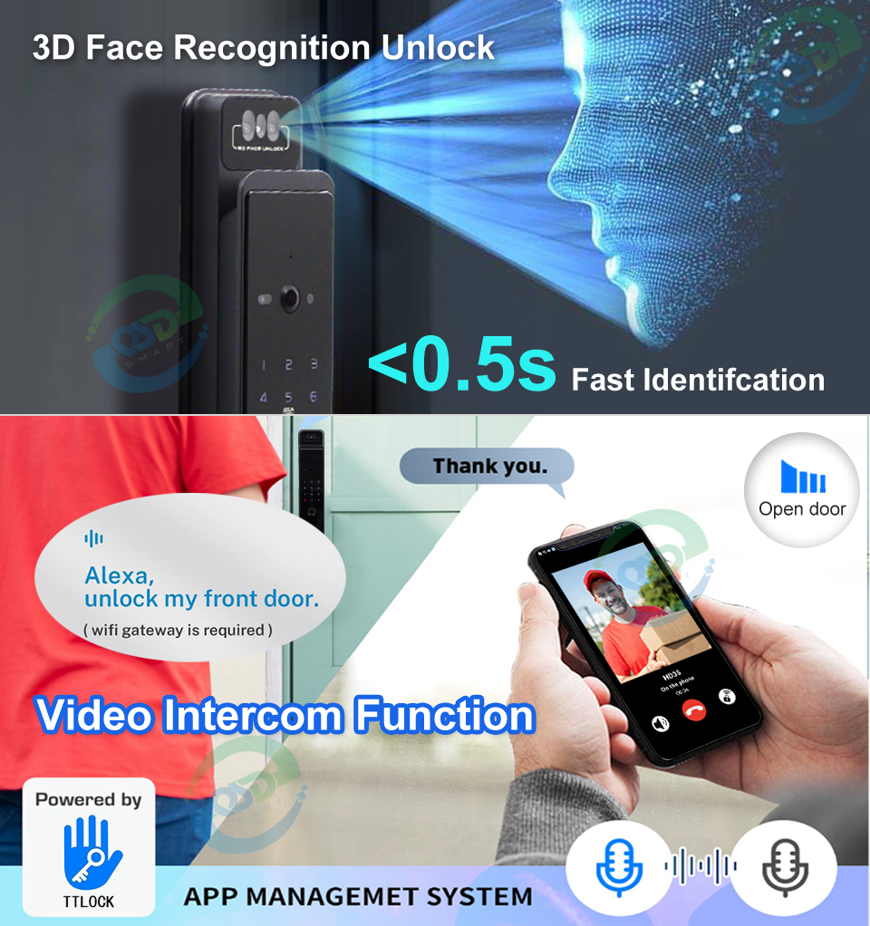 WiFi Video Intercom Face Door  - Smart Home Video Doorbell incelemesi ve fiyatı