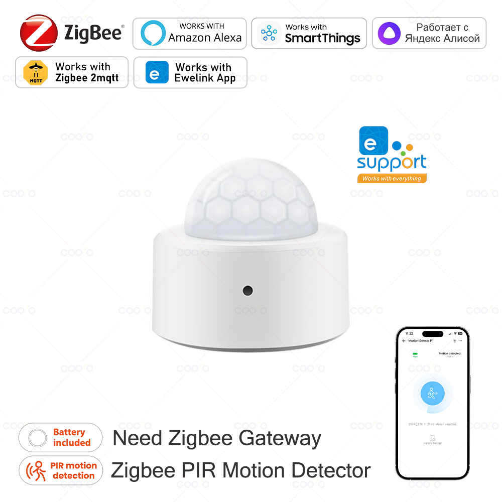 Zigbee Mini PIR Motion Sensor  - Smart Home Security incelemesi ve fiyatı