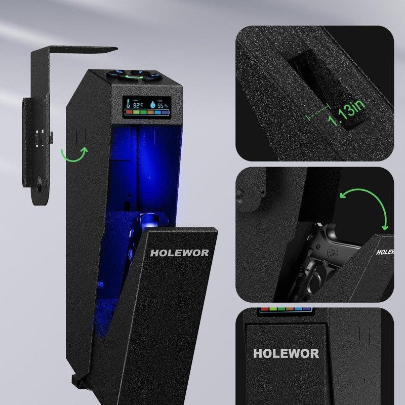 Smart Fingerprint Handgun Safe - Smart Home Box incelemesi ve fiyatı