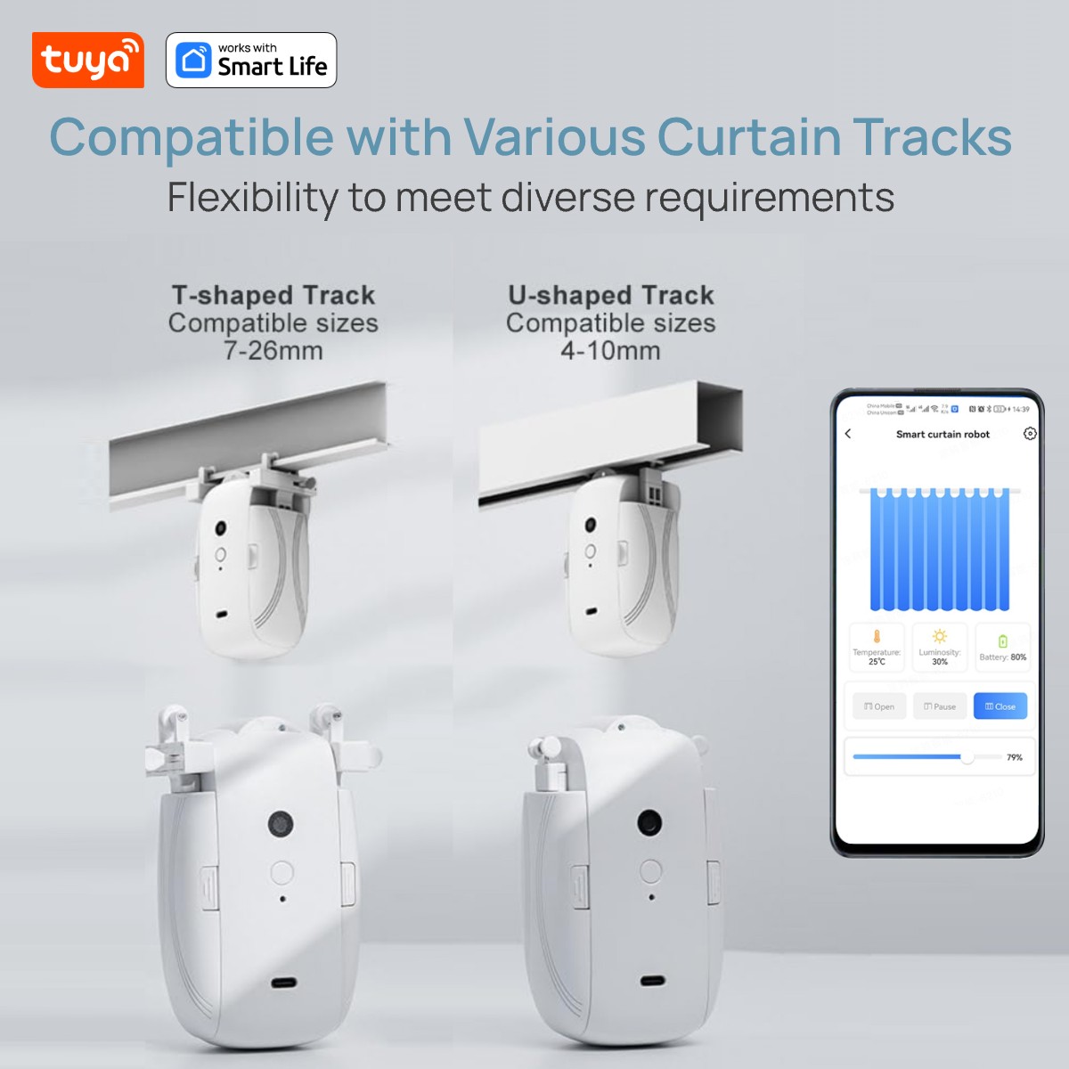 Tuya Smart Curtain Robot WiFi  - Smart Curtain Robot incelemesi ve fiyatı