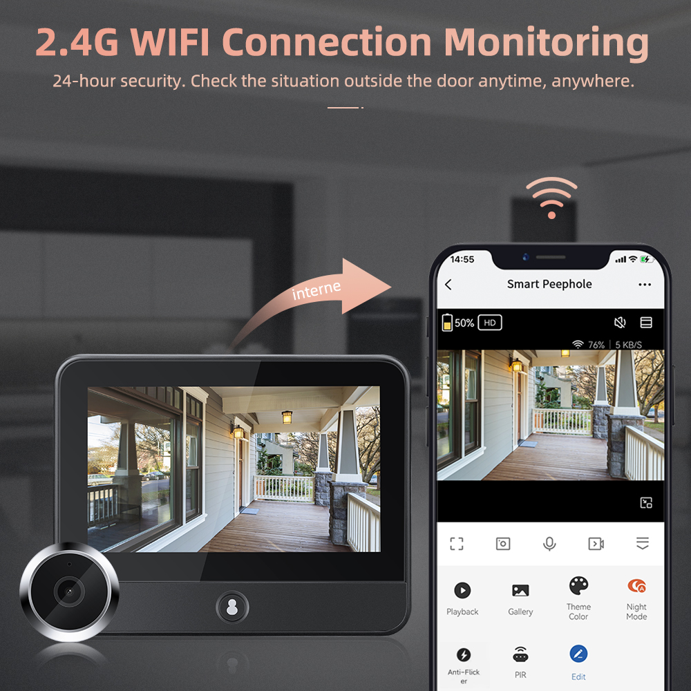 4.3 Inch Tuya Smart Home WiFi  - Smart Home Video Doorbell incelemesi ve fiyatı