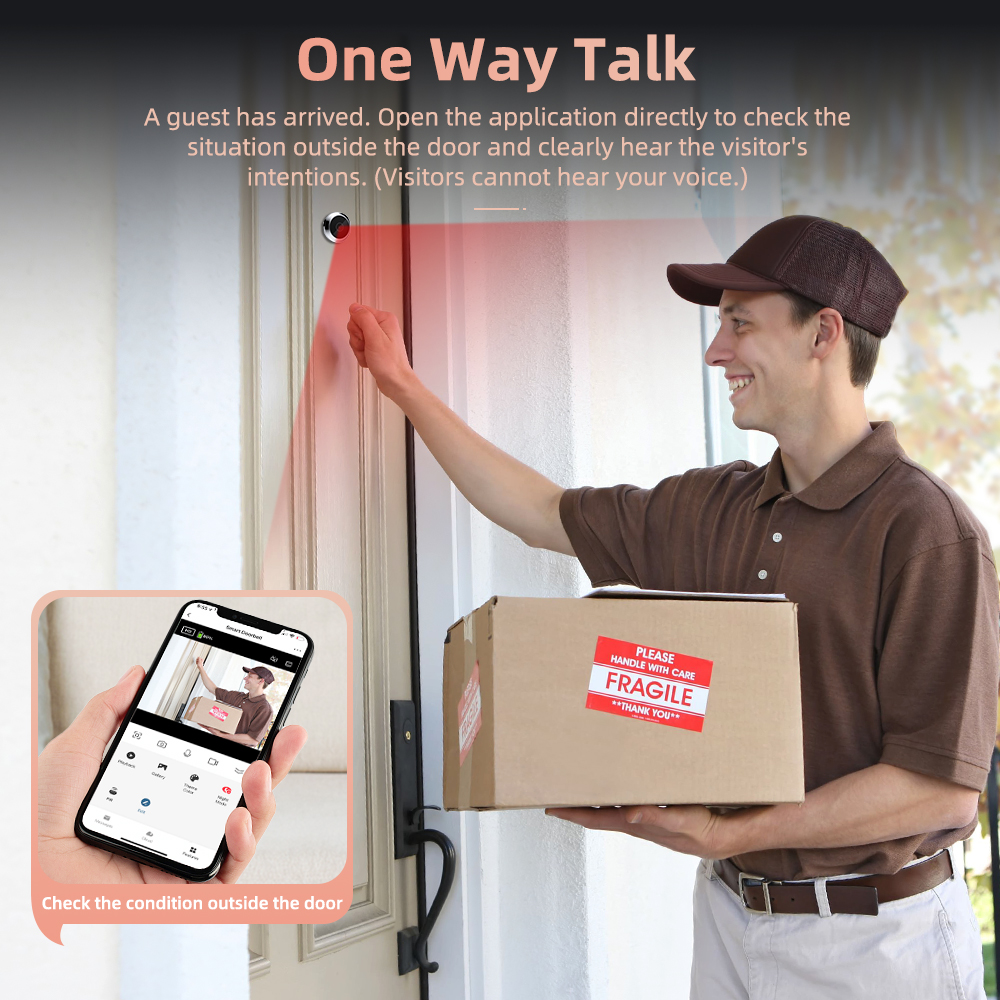 4.3 Inch Tuya Smart Home WiFi  - Smart Home Video Doorbell incelemesi ve fiyatı